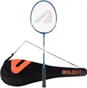 BOLDFIT Badminton Racquet with Cover Bag Badminton Racket Shuttle Racket Shuttle Bat Blue Strung Badminton Racquet  (Pack of: 1, 150 g)