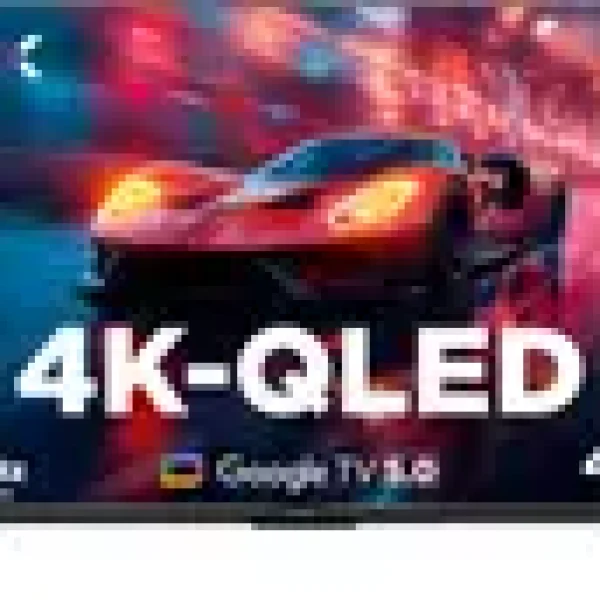 MOTOROLA 140 cm (55 inch) QLED Ultra HD (4K) Smart Google TV 2025 Edition with 5.0 with 48 W speaker, 120Hz Game accelerator, and Dolby Atmos (55UHDGQMVSAQ)